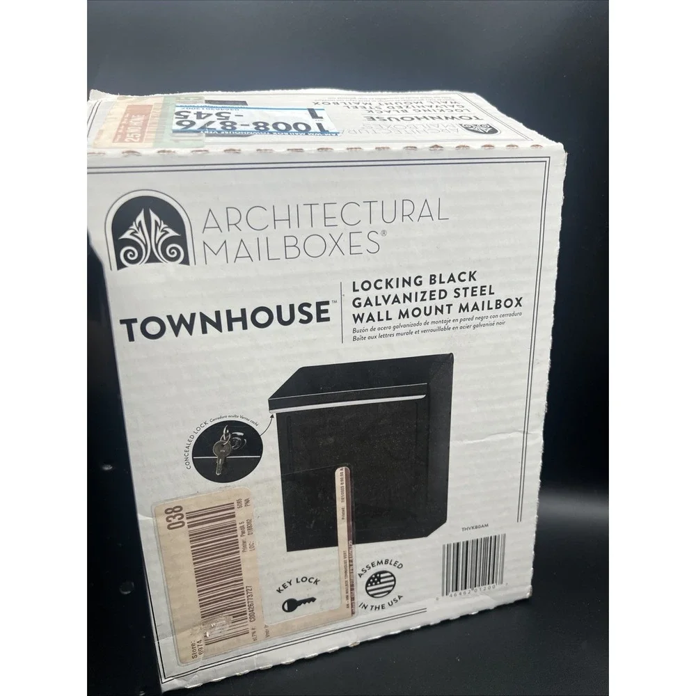 Architectural Mailboxes townhouse black
